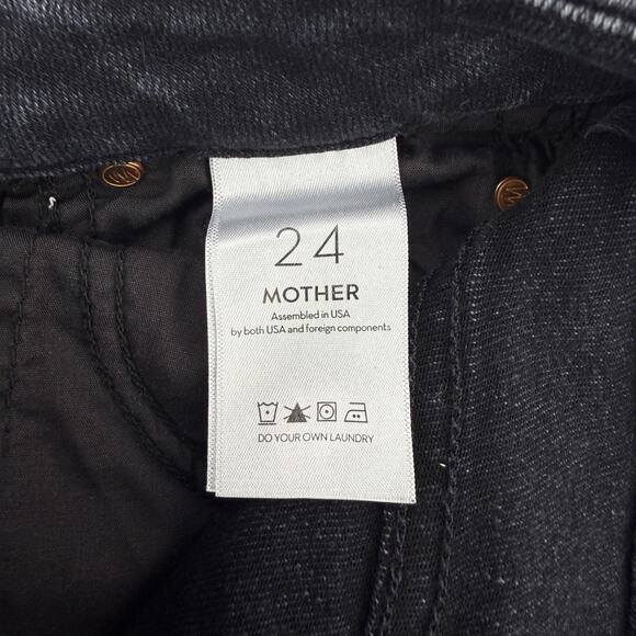 MOTHER High Waisted Looker Ankle Jean Size 24 Encounters At Night - Picture 9 of 10